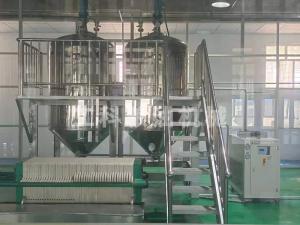 核桃油精煉脫蠟設備安裝現場(chǎng)